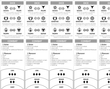 Simple Dice and Combat Sheet