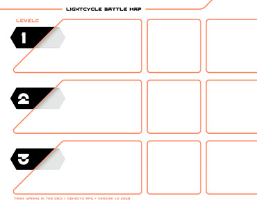 Tron Light Battle Map Printer Friendly